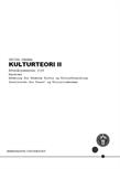 Kulturteori II ES25